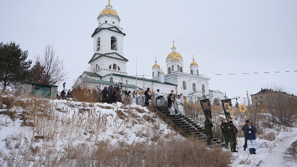 Православные троичане отметили Крещение Господне